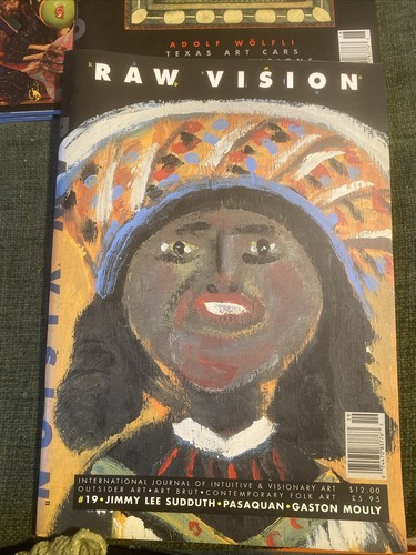 RAW VISION Magazines #15,17,18,19,20 Outsider Brut Folk Art. OOP Rare O650 - Picture 3 of 6