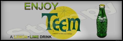 Enjoy Teem Metal Sign 6'' x 18''