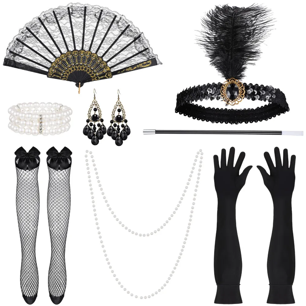 1 Set flapper accessories great gatsby decorations Tea Party