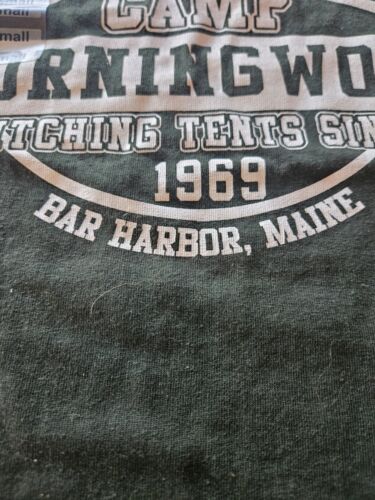 Bar Harbor 1969 Camp Morning Wood Original T Shirt . Maine - Picture 3 of 3