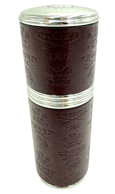 Creed 50ml Deluxe Atomizer Silver/Purple Plum Leather Refillable Pocket Spray