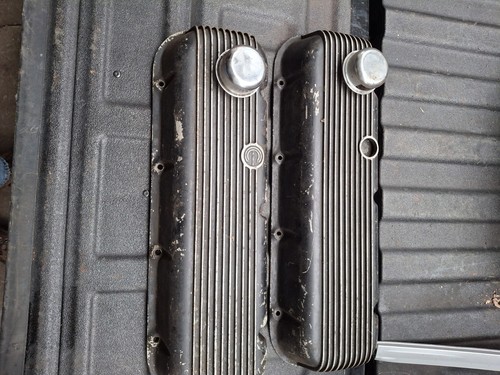 Cal Custom BBC Valve Covers Used Pair 40-2100 Vintage 396 427