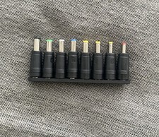 DC Power Adapter Plug Set 8-Piece Universal Barrel Connector Tips 5.5x2.1mm