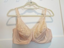 NWOT  Wacoal 85101 Beige Lace Full Coverage Underwire Bra Size 38DD