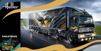 Heller 80784 Eagletruck - Renault G260 + Trailer - 1:24