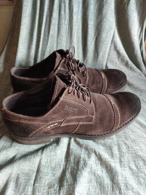 Men Bugatti Heels Brown Suede 44 #6B7T