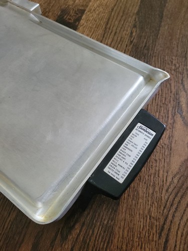 SUNBEAM VINTAGE AUTOMATIC GRIDDLE MODEL R-G with Lid & Power Cord / Thermometer - Picture 4 of 13