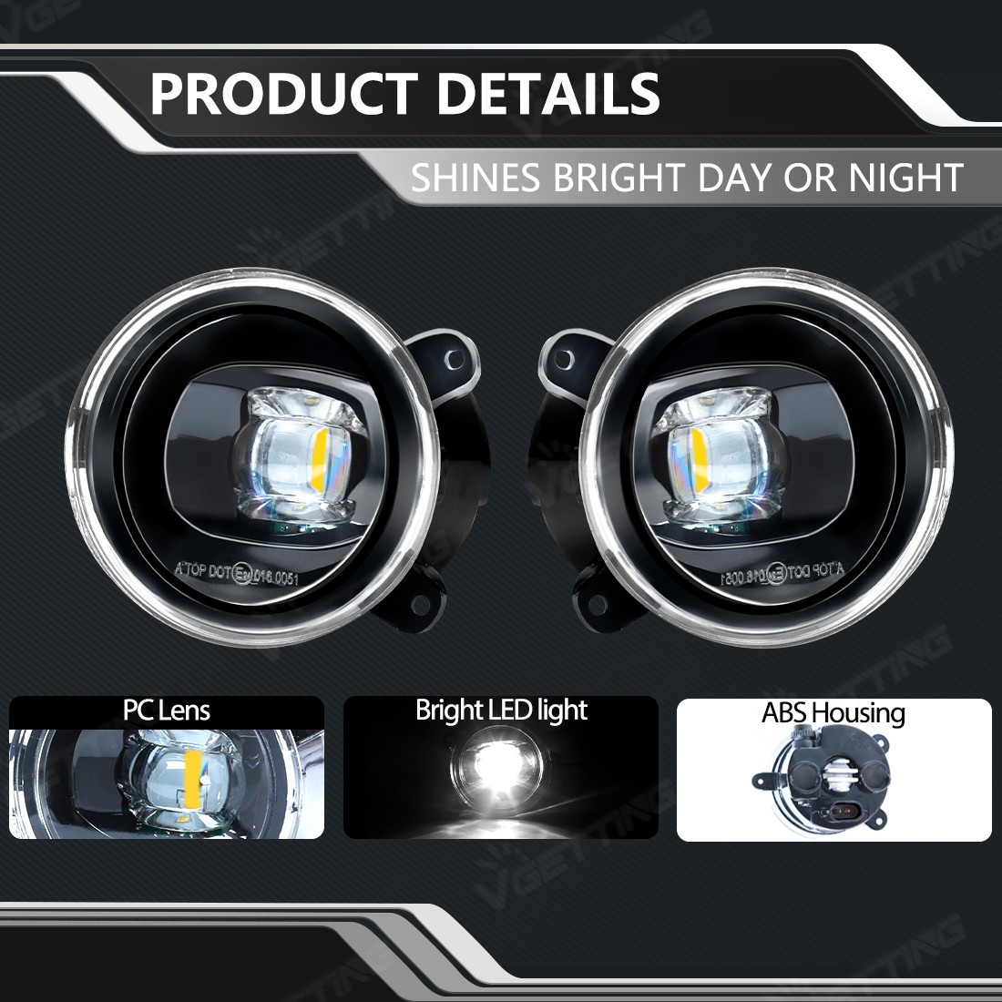 Feux Avants Auto Phares pour Land pour Rover pour Discovery 3 pour Range pour Rover Sfor Port 2003-2009 L322 Phares Antibrouillard Phare Conduite Antibrouillard Lampe Assemblage (Couleur : 2pcs halog