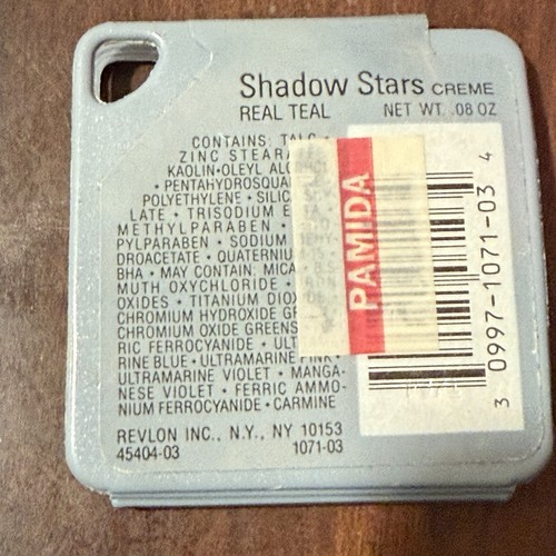 Vintage Natural Wonders Eye Shadow Stars Powder Revlon Real Teal Palette NEW - Picture 2 of 2