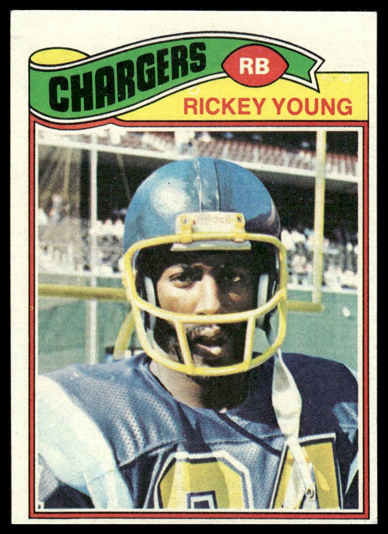 Rickey Young 1977 Topps #384 San Diego Chargers