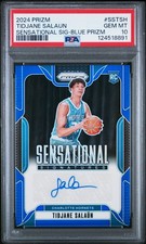 2024 Panini Prizm Sensational Signatures Tidjane Salaun Blue Auto /49 PSA 10