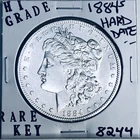 1884 S MORGAN SILVER DOLLAR HI GRADE GENUINE U.S. MINT RARE KEY COIN 8244