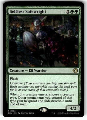MTG Magic: The Gathering Lorwyn Eclipsed Card #193 Selfless Safewright