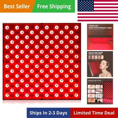 LED-Red-Light-Therapy-Device - 45W LED Panel Deep 660nm and Near-Infrared 850...