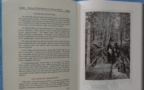 1931 Ntnl Park Seminary Girls School College Forest Glen MD info book w/LG MAP - Picture 14 of 14