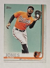 ADAM JONES 2019 Topps #8 Orioles All-Star Gold Glove Silver Slugger