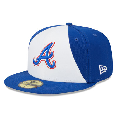 Casquette New Era 59Fifty Atlanta Braves - Bleu - Taille 6 3/4 - Adulte Ajustée - Occasion