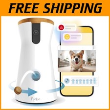 Indoor Dog Camera - Smart Speaker, Rotating Treat Dispenser