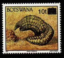 BOTSWANA SG792 1994 SURCHARGE MNH