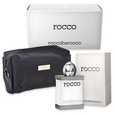 ROCCOBAROCCO WHITE MAN COFANETTO UOMO CON PROFUMO EDT 100ML E POCHETTE