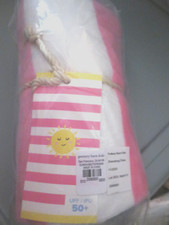 Pottery Barn Kids Sunshine Striped MINI Beach Towel UPF 50 Toddler NIP