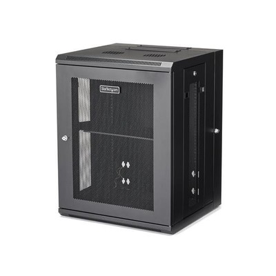 Startech.Com 4 Pfosten 15 HE Wandmontage Rack Schrank mit Scharnier