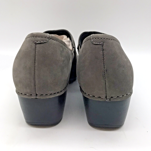 Dansko Tenley graue Slipper mit Gürtel Damen 39 Nappaleder Komfortschuhe - Bild 4 von 12