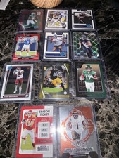 Ja’Marr Chase Travis Kelce Garrett Wilson Rookie NFL Card Lot Optic Rated Rookie