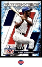2021 Topps Opening Day #OOD-7 Billy Williams Outstanding Opening Day