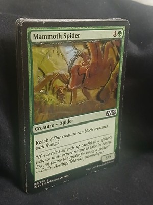 3D Magic The Gathering Card Alter Mammoth Spider - 19 Layer Shadowbox - UV Resin
