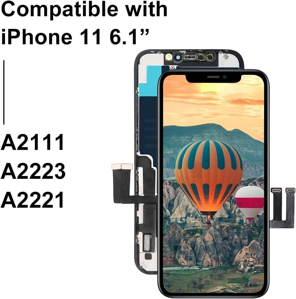 iPhone 11 Display Ersatzset Reparatur Werkzeug Glas Bildschirm Display - Bild 4 von 4
