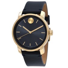 Movado Bold 3601173 Men's Watch Black Dial Stainless Steel Modern Design