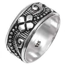 Spinner Anxiety Handmade Silver Jewelry  "6"