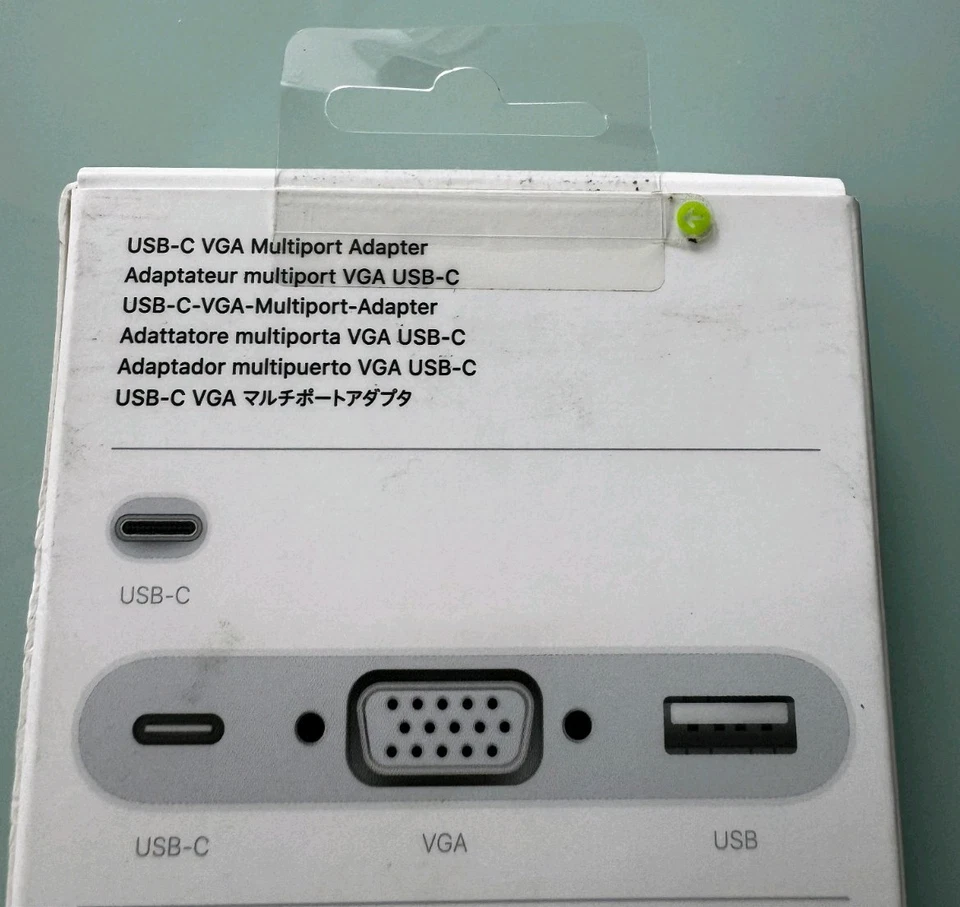 Apple Original Usb-C zu VGA Multiport, USB & Usb-C - NEU OVP - Bild 3 von 4