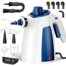 Pressurized Handheld Steam Cleaner 350ML Multi-Surface Steamer 12 Accessories!