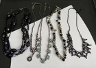 Vtg Signed Costume Jewelry lot, 1928 Ralph Lauren Chicos Necklaces 5 Pcs Total
