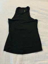 All In Motion Women’s Black Ribbed Tank Top High Neck XS