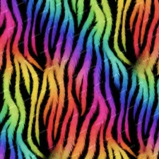 Rainbow Feather Boa - 18"x46" Hydrographic Film Hydro Dipping