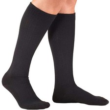 TRUFORM Comfort Casual Support Socks 10-20mmHg (Black) Medium