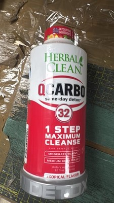 Herbal Clean Qcarbo32 Same Day Detox Cleanse Drink (32 fl oz)