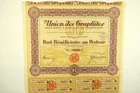 UNIONS DES GRAPHITES SHARE BENEFICIARY MADAGASCAR TANANARIVE 1928 + COUPONS