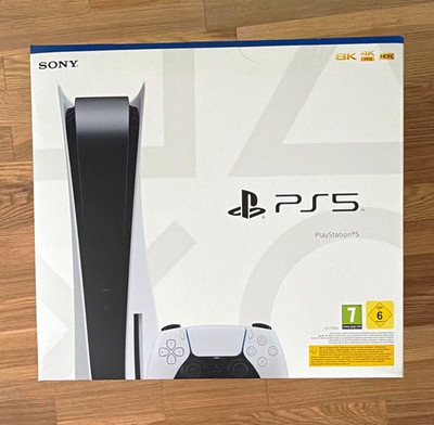 Sony PlayStation 5 Konsole 825GB CFI-1116A PAL Weiß/Schwarz HDR 8K
