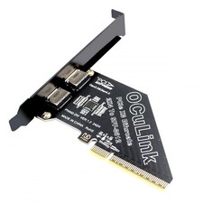 Adapter PCI-Express 4.0 PCIE 8X Detachable to Dual Oculink SFF-8612 SFF-8611 ...