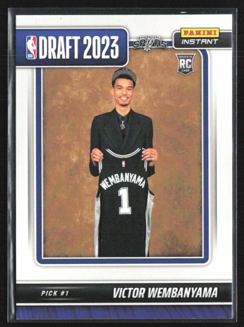 Victor Wembanyama 2023-24 Panini Instant NBA Draft Night RC #DN-1 San Antonio