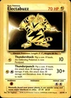 Pokemon Base Set Unlimited Electabuzz 20/102 RARE HP