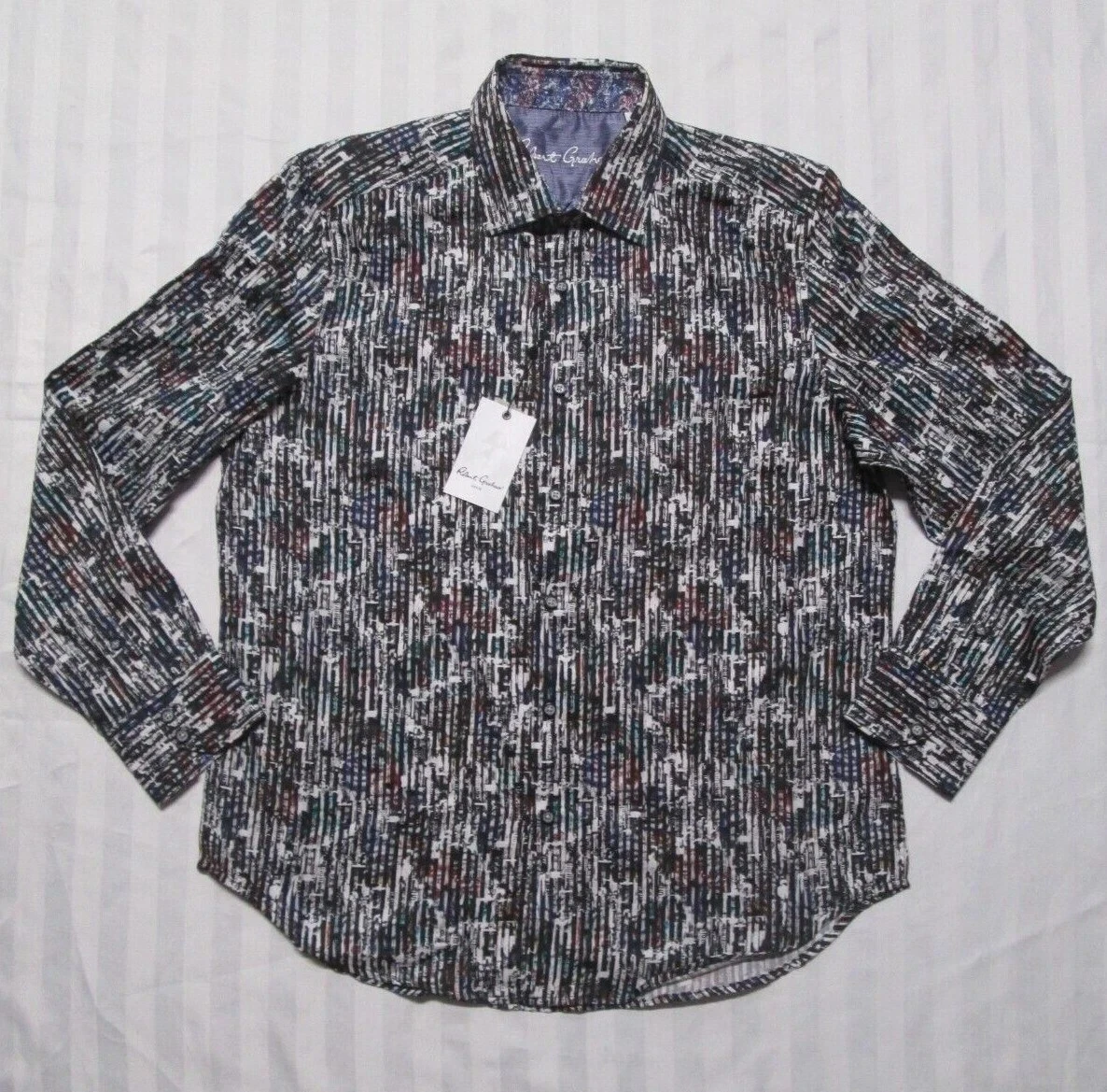 ROBERT GRAHAM Men's HAYES Classic-Fit Woven Shirt RRR221023CF Size L
Opens in a new window or tab