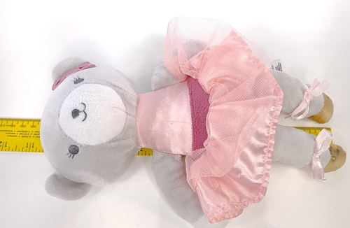 Duck Duck Goose Baby Bear Plush Ballerina Pink Dress Ballet Shoes Stuffed Doll - Picture 6 of 6