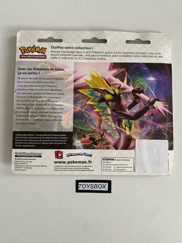 Carte Pokémon Tripack Rayquaza Scellé / Clash Des Rebelles EB2 / NEUF FR - Picture 2 of 2