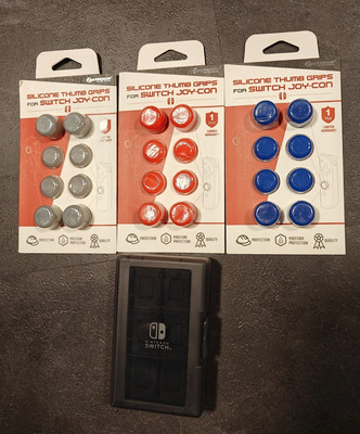 Nintendo Switch - JoyCon: Schutzkappen aus Silikon (Neu & original verpackt) 