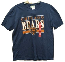 NEW Chicago Bears NFL Team Apparel Men's XL Navy Logo Shirt R1-B